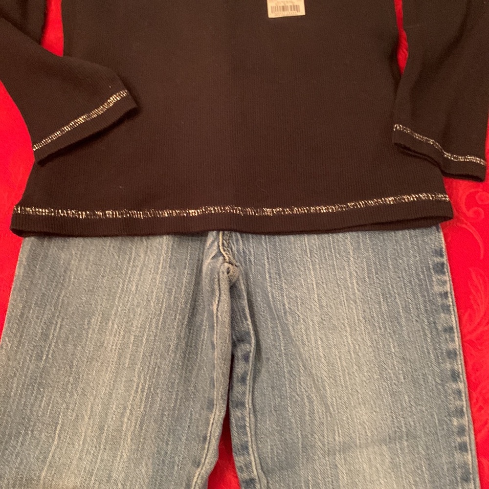 Levi’s 517 stretch flare jeans with long sleeve shirt - Picture 11 of 13
